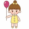 css-cartoon-of-a-girl-holding-a-balloon